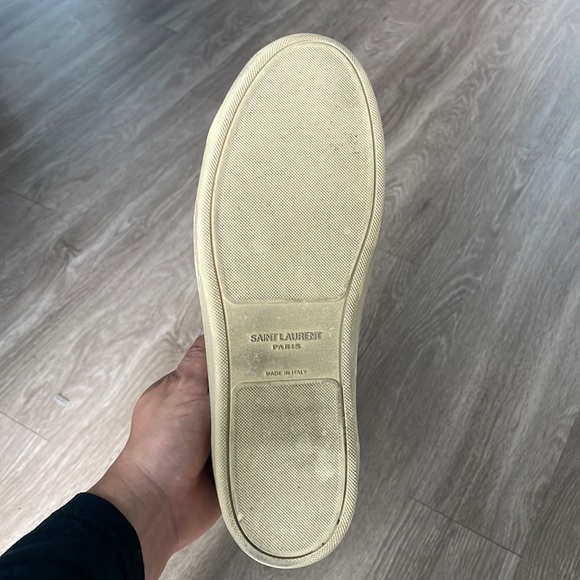 Brand New - Saint Laurent - Court Classic Low Top Sneakers - Picture 5 of 12